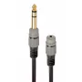 Kabel audio Gembird A-63M35F-0.2M 6.35mm męski na 3.5mm żeński czarny