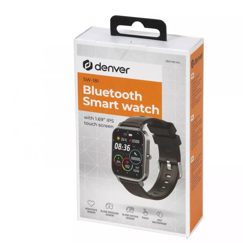 Smartwatch Denver SW-181Czarny Czarny
