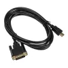 Kabel przejściowy wideo Akasa AK-CBHD06-20BK 2m DVI-D HDMI Czarny