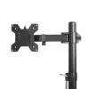 Maclean MC-967 Podwójny pionowy uchwyt monitora na biurko, maks. VESA 100x100, 13-27 cali, 2x 9 kg, malowany proszkowo, z regulacją pochylenia i obrotu