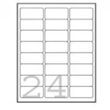 Avery - etykiety adresowe - biały - 63,5 x 33,9 mm - 2400 etykiet (100 arkuszy x 24) (L7159-100)