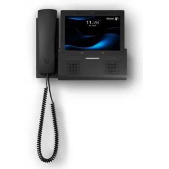 Telefon IP UBIQUITI G3 Touch Wall — wyświetlacz 7 cali 1280×800, 32 GB pamięci, aparat 5 MP, Gigabit Ethernet, Wi‑Fi (802.11a/b/g/n/ac), czarny