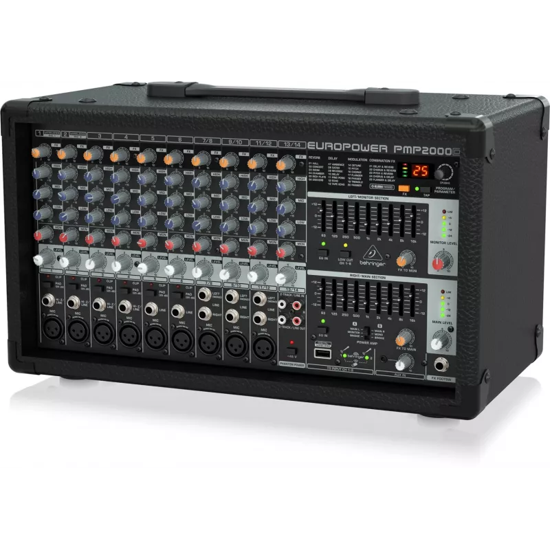 Behringer PMP2000D mikser audio 14 kanałów 2000W czarny