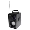 Głośnik bezprzewodowy MEDIA-TECH MT3179, 20W (RMS 15W), Bluetooth 5.1, FM, MicroSD, USB, AUX, Li-Ion, 6 h, obudowa drewniana
