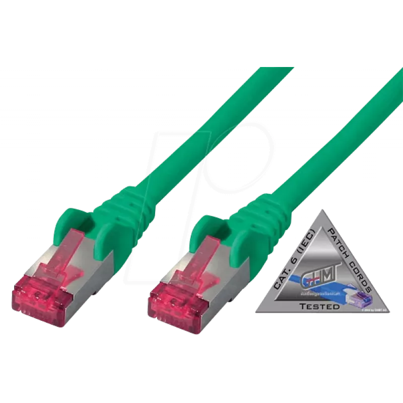 Kabel sieciowy ShiverPeaks BS75711-A0 0.15m Cat6a S/FTP Szary