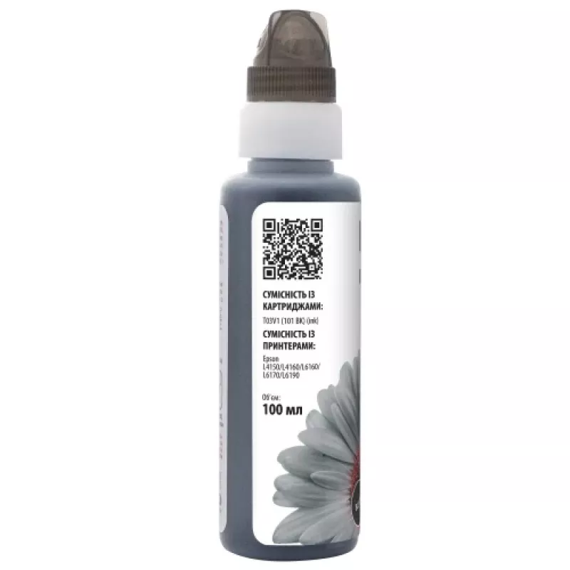 Kompatybilny Barva Epson 101 BK (C13T03V14A) (E101-558-1K) butelka z tuszem do ponownego napełniania, czarny