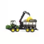 Bruder John Deere 1210E Forwarder z chwytakiem