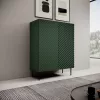 Regał cama meble ONDA ONDA 98×45×127 cm zielony, stojąca przyścienna szafka