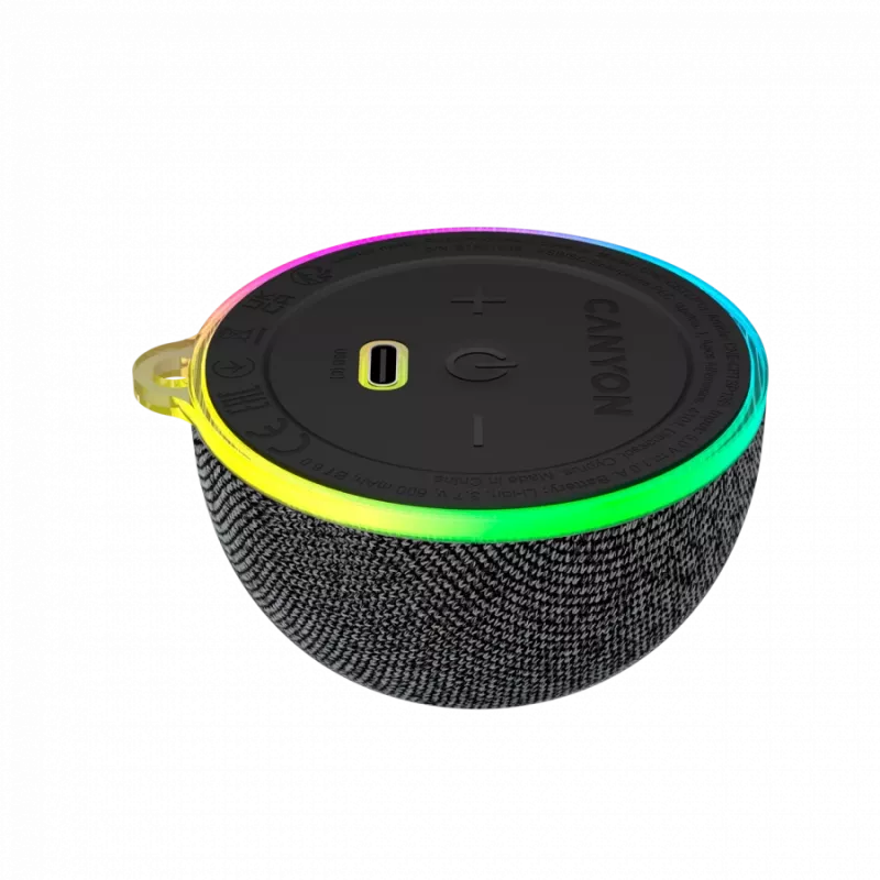 Głośnik Bluetooth magnetyczny CANYON OnMove 13 5W Czarny