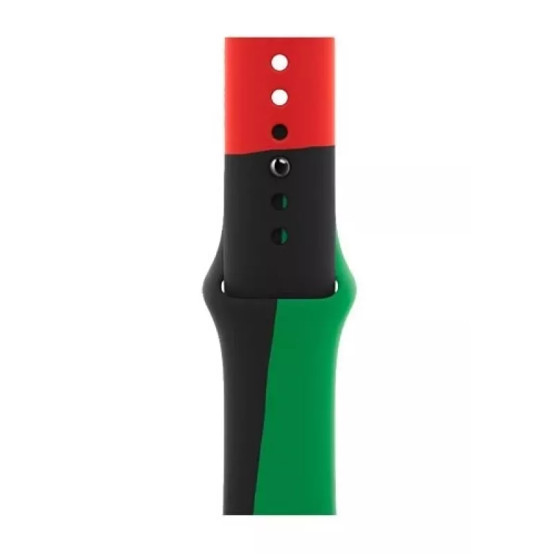 Pasek Apple 40mm Czarny Unity Sport Band M/L Czarny Zielony Czerwony