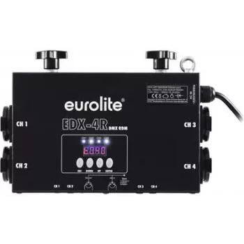 Zestaw ściemniaczy EUROLITE EDX-4RT 4-kanałowy ściemniacz RDM (model 70064074)