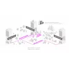 Zarządzalny przełącznik sieciowy L3 MikroTik CRS310-1G-5S-4S+IN — 1U, 1x Gigabit, 5x SFP, 4x SFP+, 10G, DC/PoE 18–57V, maks. 20W