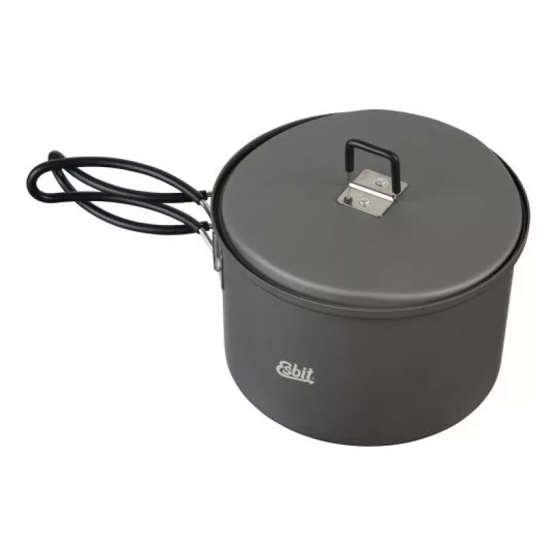 ESBIT PT1600HA naczynie turystyczne Garnek 1,6 L Aluminium, Czarny