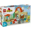 Zestaw konstrukcyjny LEGO DUPLO Opieka nad zwierzętami gospodarskimi 10416 — 74 elementy, 2 minifigurki, wiek 2+