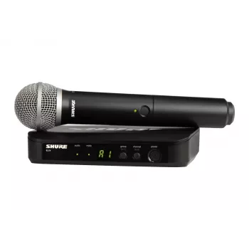 Shure BLX24E/PG58-H8E - Bezprzewodowy system wokalny z mikrofonem PG58