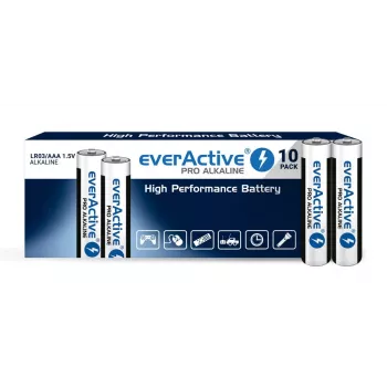 Bateria alkaliczna jednorazowa everActive LR0310PAK AAA 1,5V 1250 mAh w opakowaniu 10 szt.