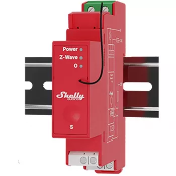 Solid-state relay Shelly Qubino Wave PRO 1PM czerwony 16A 110-240V