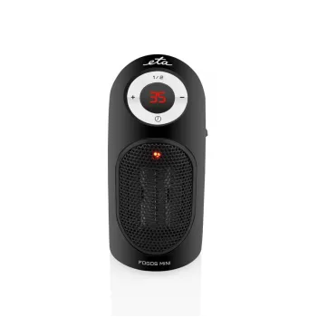 ETA | Grzejnik | ETA162390000 Fogos mini | Termowentylator | 400 W | Do pomieszczeń do 8 m² | Czarny | Nie dotyczy