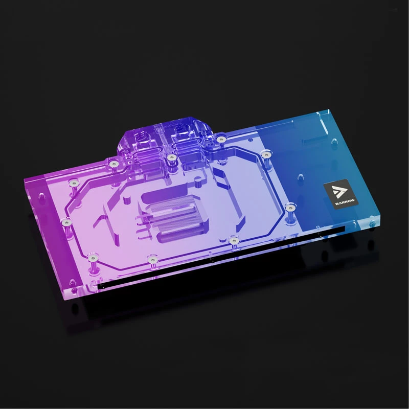 Blok chłodzący Barrow LRC 2.0 dla MSI RTX 4090 Suprim/Trio RGB — Akryl czarny