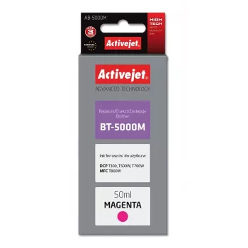 Butelka z tuszem Activejet AB-5000M (zamiennik Brother BT-5000M; Supreme; 50 ml; magenta)