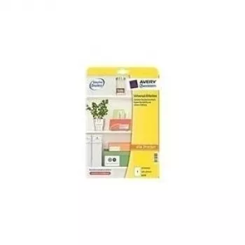 Avery Zweckform Uniwersalne - Etykiety - Białe - A4 (210 x 297 mm) - 10 etykiet (10 arkuszy x 10) - (6125)
