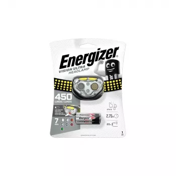 ENERGIZER Headlight Vision Ultra 3AA 450 LM, 3 kolory światła