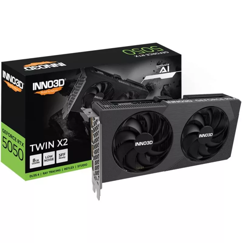 Karta graficzna INNO3D GeForce RTX 5050 TWIN X2 8GB GDDR6