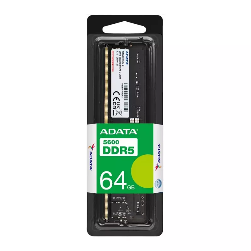 ADATA AD5U560064G-S moduł pamięci 64 GB 1 x 64 GB DDR5 5600 MT/s 288-pin DIMM