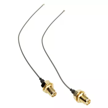 Akasa A-ATC01-150GR kabel sygnałowy 0.15 m Czarny, Złoty