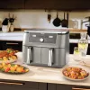 Frytkownica beztłuszczowa Ninja DZ400EU 9,5 l 2470 W szara podwójna