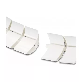 Kanał kablowy DeLOCK 740 x 75 mm z regulacją wysokości biały