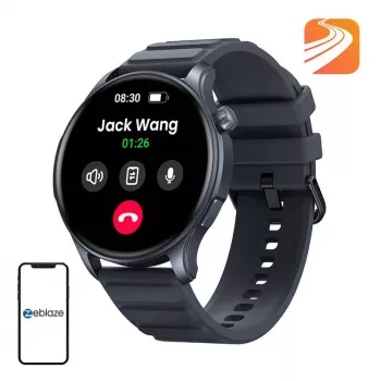 Smartwatch Zeblaze Btalk 3 Pro — 1.43 cala (3.63 cm) AMOLED, 466×466 px, ekran dotykowy, 260 mAh, szary