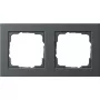 Płytka GIRA 0212 23 antracyt, bezśrubowa płytka maskująca 80,8×151,9×9,3 mm