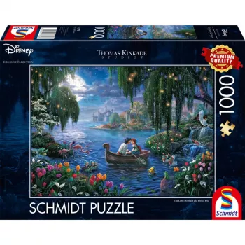Puzzle Schmidt Spiele Thomas Kinkade Studios Disney Dreams Collection Mała Syrenka i Książę Eryk 1000 szt.