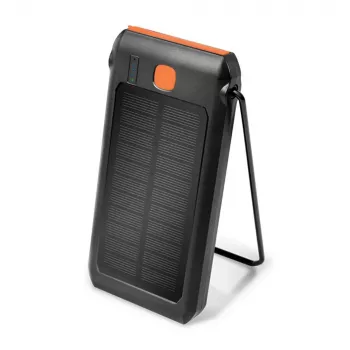 Logilink - Powerbank solarny - latarka - Li-Pol - 10000 mAh - 18 W - 3 A - PD 2.0, QC 3.0, Ultra Fast Charge - 2 porty wyjściowe (USB Type A, 24-pin USB-C) - kabel USB (PA027