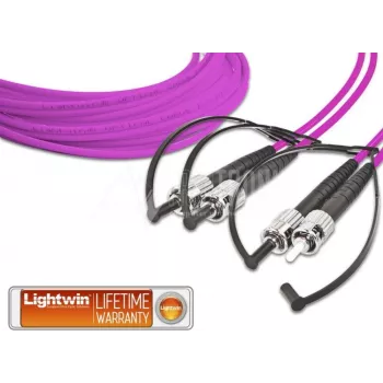 Lightwin LDP-50 ST-ST 3.0 OM4 kabel światłowodowy 3 m fioletowy (LDP-50 ST-ST 3.0 OM4)