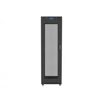 Szafa rack LANBERG FF01-6842-23BL 42U wolnostojąca, 2127,5×600×800 mm, IP20, zamek na klucz, kółka jezdne