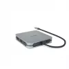 DICOTA D32057 USB Type-C Hub 10000 Mbit/s Srebrny