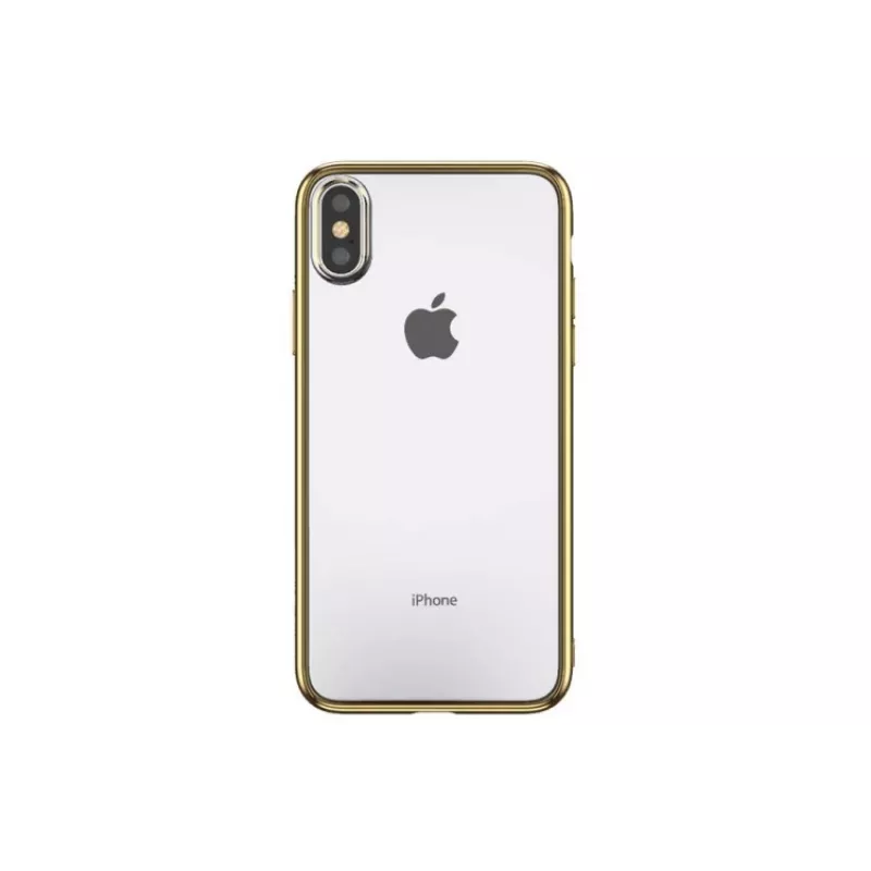 Miękkie etui Devia do iPhone XS/X (5,8 inch) TPU, złote