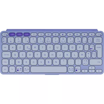 Klawiatura Logitech Keys-To-Go 2 uniwersalna Bluetooth AZERTY francuska liliowa