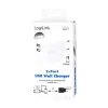 Zasilacz LogiLink - 12 W - 2,4 A - 2 porty wyjściowe (USB)