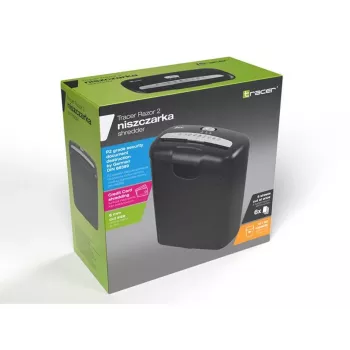 Niszczarka Tracer Razor 2, cięcie paskowe, 70 dB, czarny