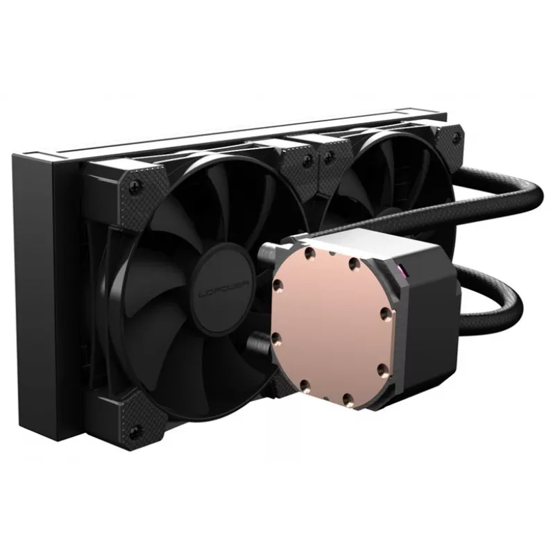 Chłodzenie cieczą All-in-one LC-Power LC-CC-240-B 12 cm Czarny
