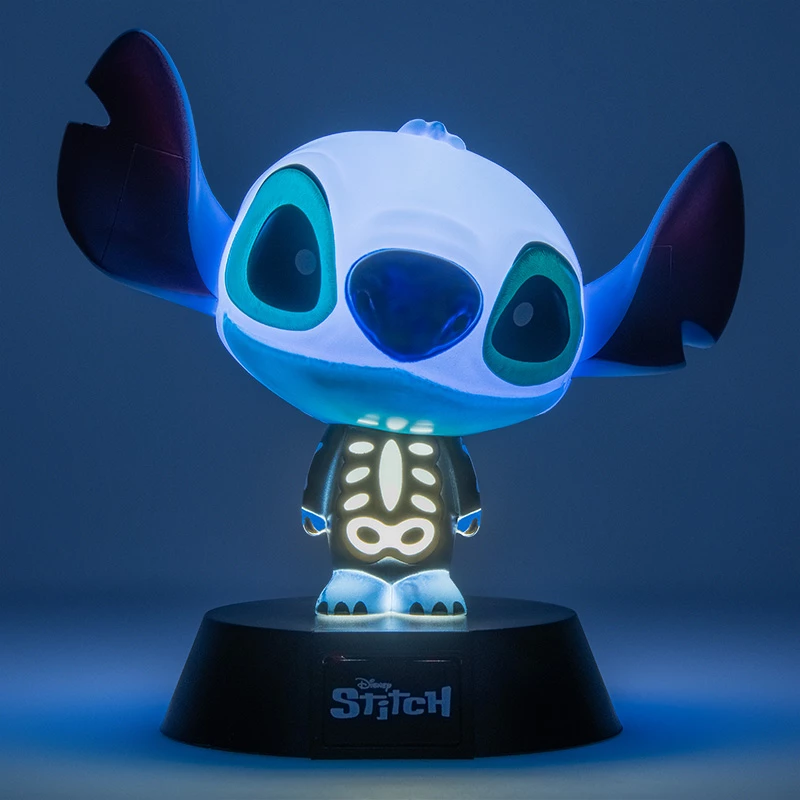 Lampka stołowa Paladone Stitch Skeleton Icon Light – nocna lampka z postaciami