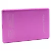 Power bank RealPower PB-5000 MAG 5000 mAh, ładowanie bezprzewodowe, USB-C, 20 W, różowy