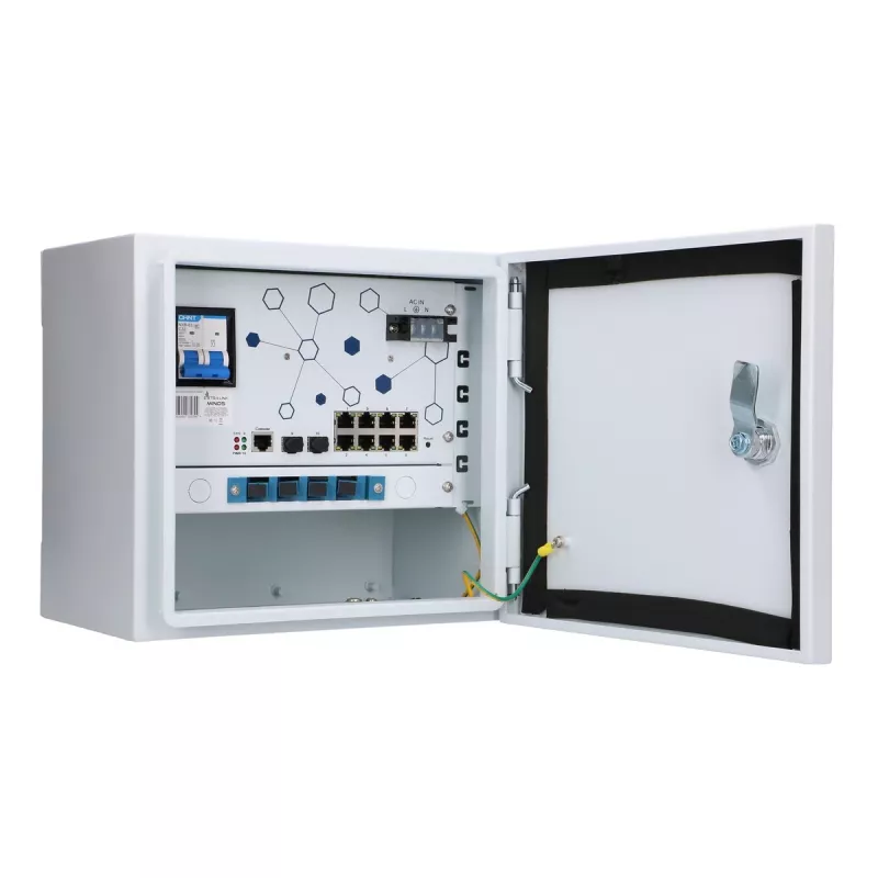 Managed Switch Extralink Minos 8x RJ45 1000Mbps PoE 200W L2