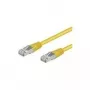 Wentronic Goobay CAT 5e kabel krosowy, F/UTP, żółty, 50 m - CCA miedź Mix (50869)