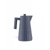 Alessi MDL06 B Plisowany Czajnik Elektryczny, Czarny Wtyk Euro