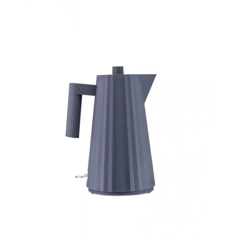 Alessi MDL06 B Plisowany Czajnik Elektryczny, Czarny Wtyk Euro