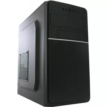 LC Power 2015MB - Wieża - micro ATX - bez zasilacza - Czarny - USB/Audio (LC-2015MB-ON)